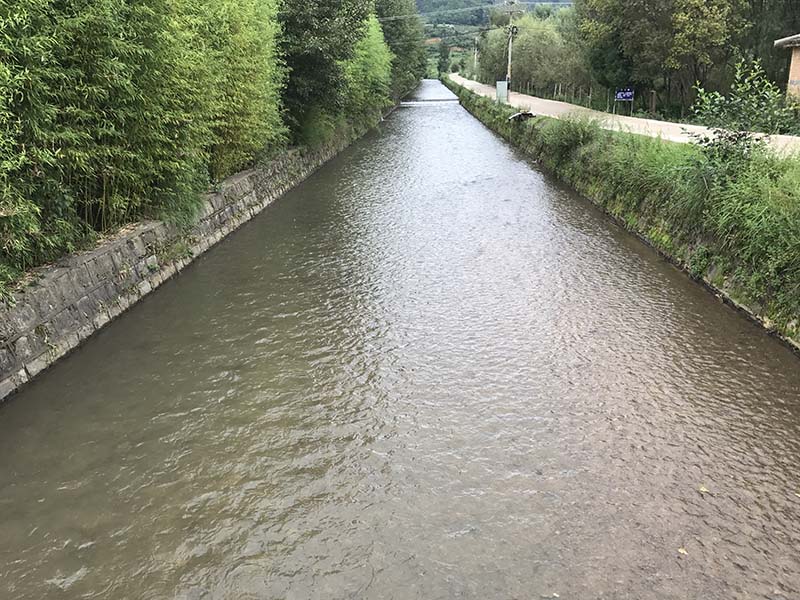 牧羊河入庫河道綜合整治工程區-水利施工